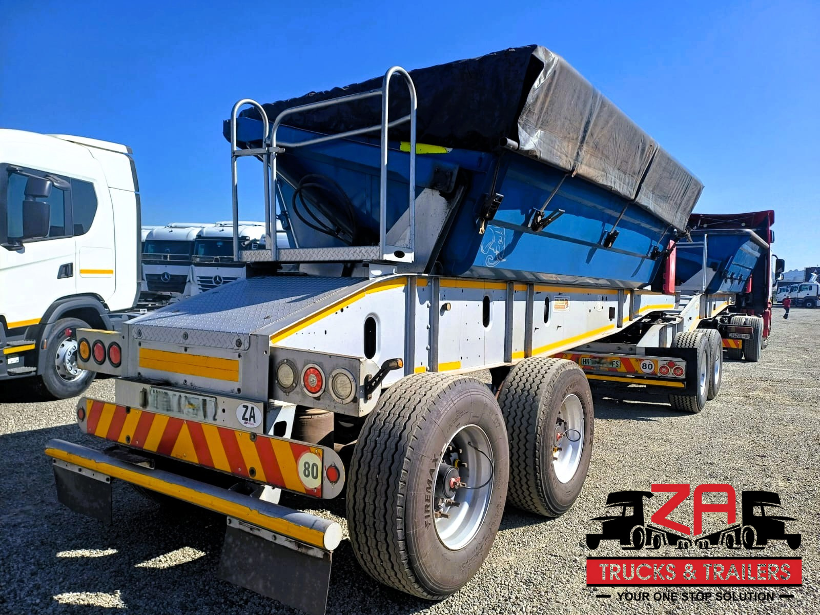 2021 LEADER 20 CUBE SIDE TIPPER TRAILER #53347
